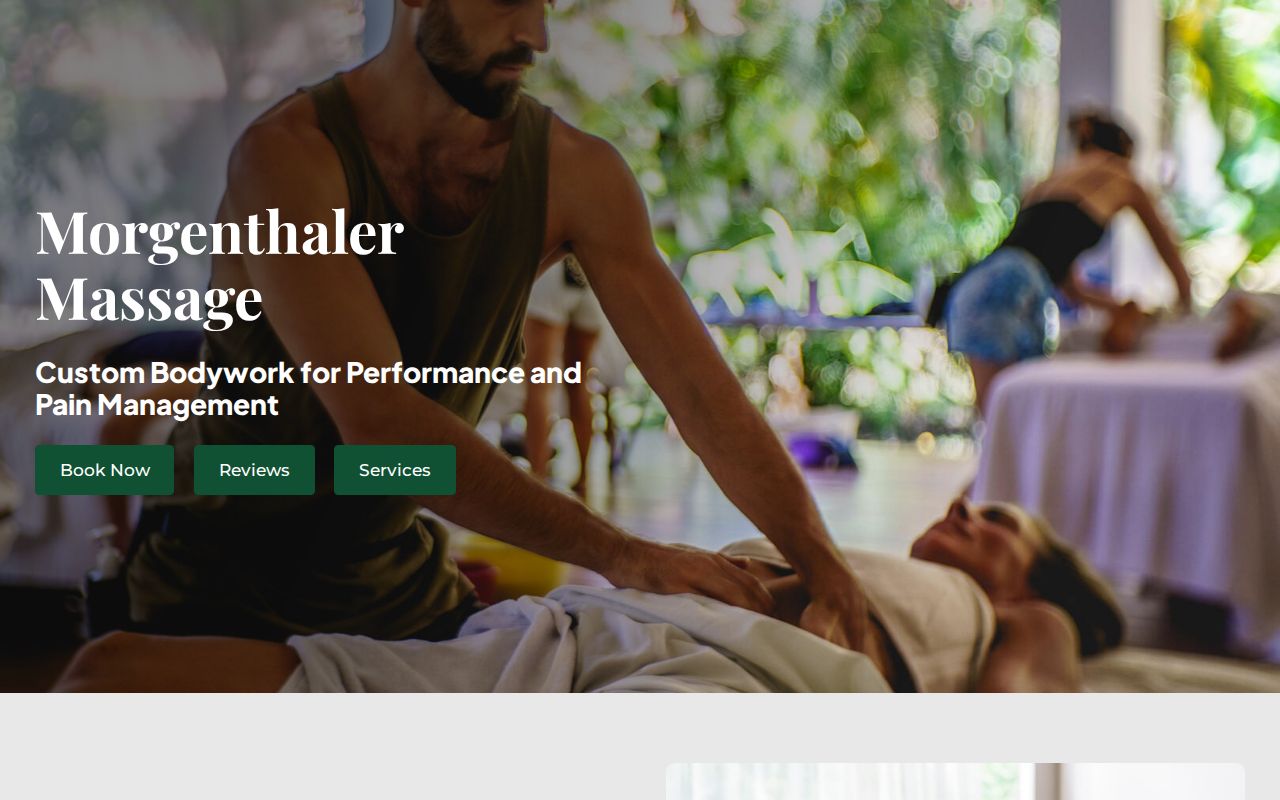 Morgenthaler Massage